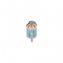 Ecusson animaux glaces - Pingouin