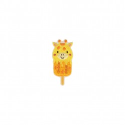 Ecusson animaux glaces - Girafe