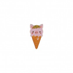 Ecusson animaux glaces - Cochon