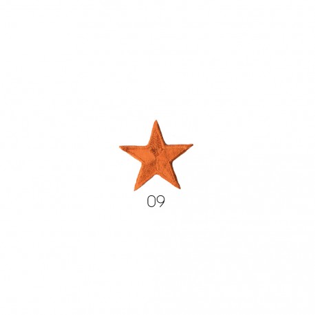 Ecusson etoile - Orange