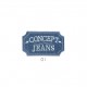 Ecusson concept jeans - Blue jeans clai
