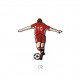 Joueurs de football - Rouge