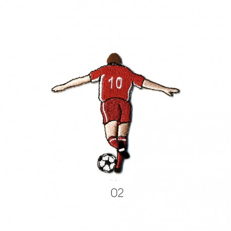 Joueurs de football - Rouge