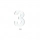  chiffre blanc - 3