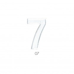  chiffre blanc - 7