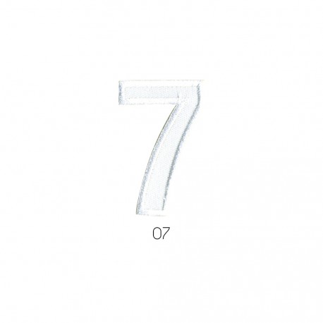  chiffre blanc - 7