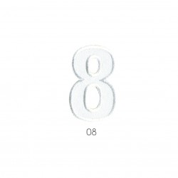  chiffre blanc - 8