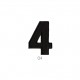  chiffre noir - 4