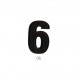  chiffre noir - 6/9