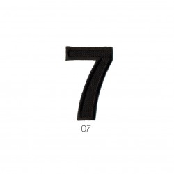  chiffre noir - 7