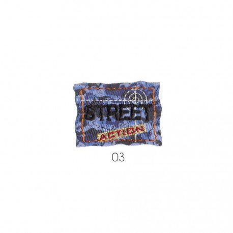 Jeans use marron & bleu - Street action