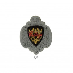 Blason college - Gris