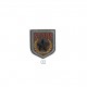 Blason stars 4x3,5cm - Noir