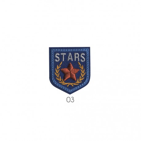 Blason stars 4x3,5cm - Jean