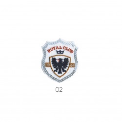 Royal club 5,5x5cm - Blanc