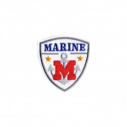Blasons sport - Marine 5x4,5