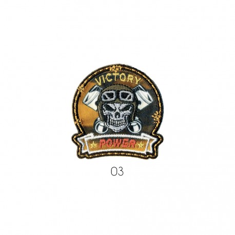 Blason tete de mort - Victory 5x4,5
