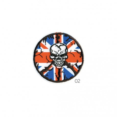 Draptmort/smiley 5x5 - Tête mort uk