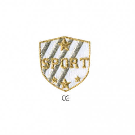 Sport fluo/lurex 4x3,5 - Doré