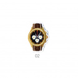 Montre 3,5x2cm - Marron