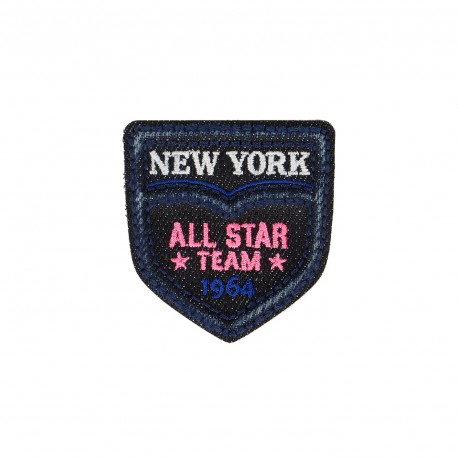 Ecussons all star city - Noir - new york