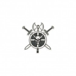 Ecussons viking - Tete de mort