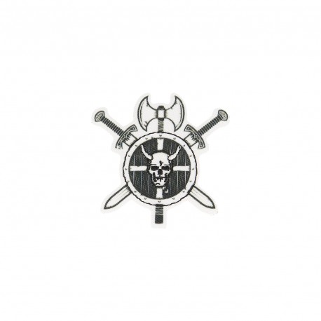 Ecussons viking - Tete de mort