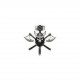 Ecussons viking - Tete mort vikin