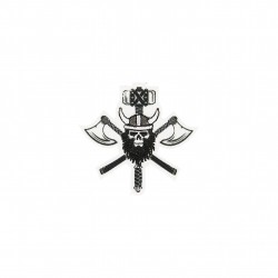 Ecussons viking - Tete mort vikin
