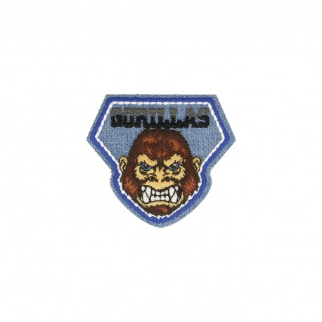 Ecusson jean animaux - Gorillas