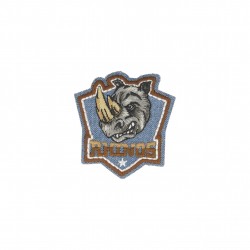 Ecusson jean animaux - Rhinos