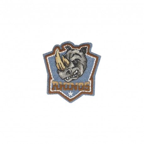 Ecusson jean animaux - Rhinos