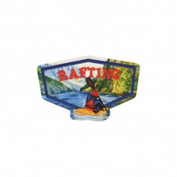 Ecusson nature imprime - Rafting