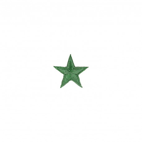 Ecusson etoile brillant - Vert