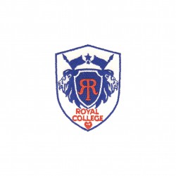 Ecusson royal college - Bleu/blanc