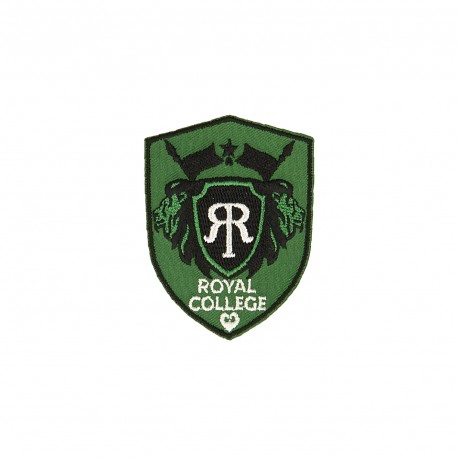 Ecusson royal college - Gris/vert