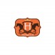 Ecusson halford club - Orange