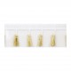 Frange pompons lurex