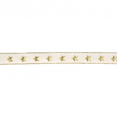 Ruban metalétoiles12mm