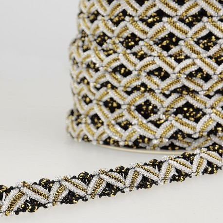 Galon zig zag métal