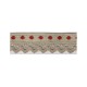 Galon dentelle pois