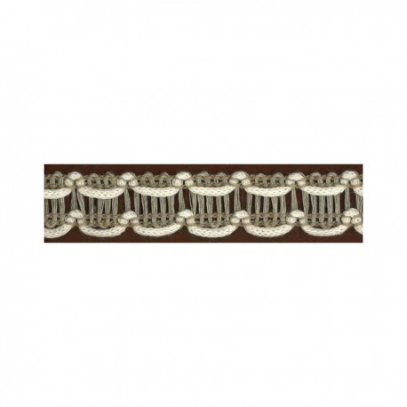 Galon coton/lin Beige - 