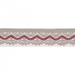 Dentelle coton 22mm