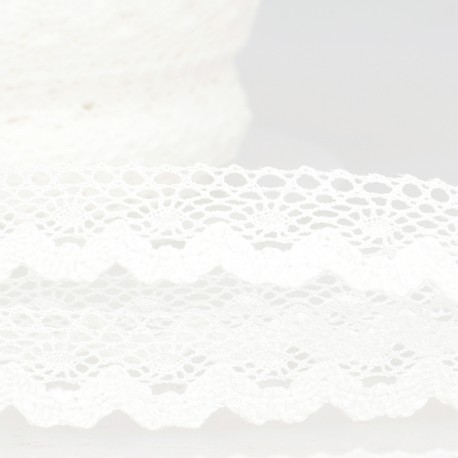 Dentelle coton 13mm