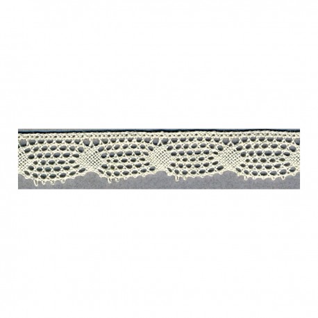 Dentelle coton 15mm