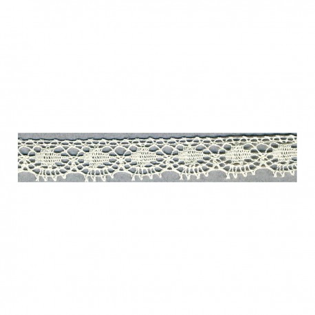 Dentelle coton 14mm