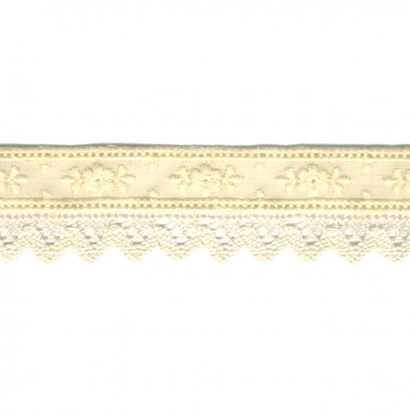 Dentelle brodee 28mm