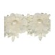 Dentelle fleurs & perles