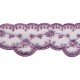 Dentelle brodee sur tulle