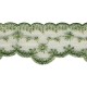 Dentelle brodee sur tulle